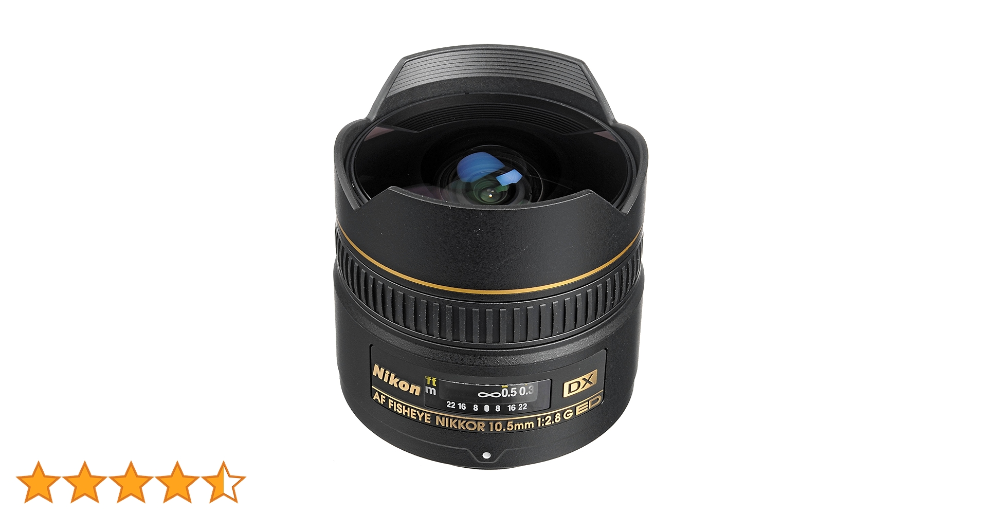 ニコン　DXフィッシュアイニッコール10.5mmf2.8 Nikon Af Dx Fisheye 10.5Mm F2.8 If-Ed : Amazon.it: Elettronica